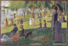 Studera för en söndag på La Grande Jatte Studera för en söndag på La Grande Jatte