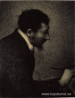 Porträtt av Edmond-François Aman-Jean Porträtt av Edmond-François Aman-Jean