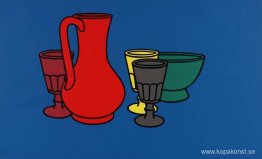 Färgat stilleben Färgat stilleben