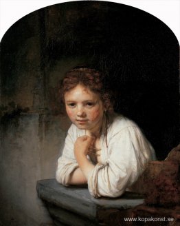 Flicka i fönstret Flicka i fönstret