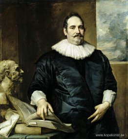 Porträtt av Justus van Meerstraeten Porträtt av Justus van Meerstraeten
