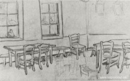 Interiör av en restaurang Interiör av en restaurang