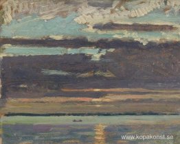 Solnedgång, Lake Simcoe Solnedgång, Lake Simcoe