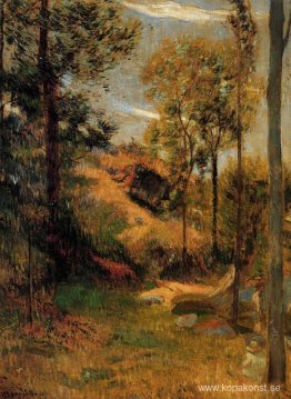 Bada framför hamnen i Pont-Aven Bada framför hamnen i Pont-Aven