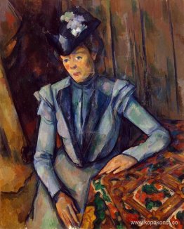 Kvinna i blått. Madame Cezanne Kvinna i blått. Madame Cezanne