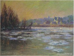 Is på floden Oise Is på floden Oise