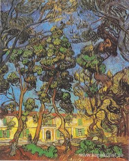 Träd i trädgården på sjukhuset Saint-Paul Träd i trädgården på sjukhuset Saint-Paul