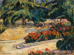 Palmer och pelargon Palmer och pelargon