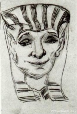 Mask av en egyptisk mumie Mask av en egyptisk mumie