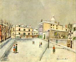 Snö över Montmartre Snö över Montmartre