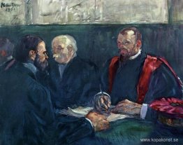 En examen vid medicinska fakulteten, Paris En examen vid medicinska fakulteten, Paris