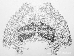 Deformerad stad med skrifter Deformerad stad med skrifter