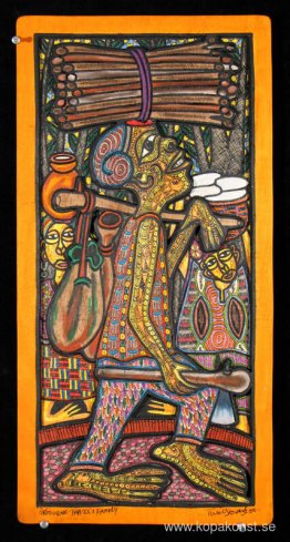 Palmwine Tapper och familj Palmwine Tapper och familj