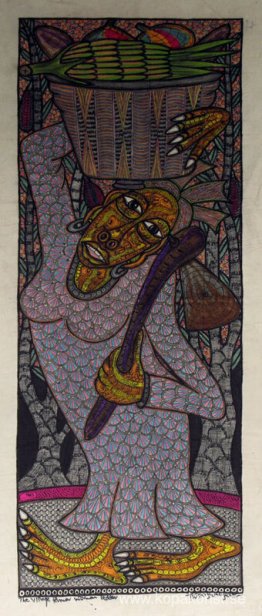 Byn bondekvinna ledare Byn bondekvinna ledare