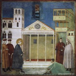 St Francis hedrad av en enkel man St Francis hedrad av en enkel man