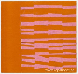 Rosa och Orange från serien Line Form Color Rosa och Orange från serien Line Form Color