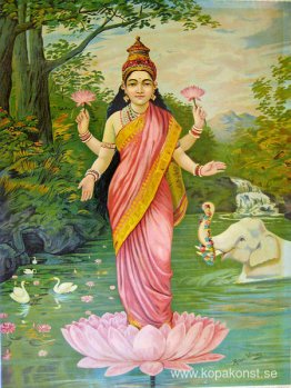 Lakshmi, rikedomens gudinna Lakshmi, rikedomens gudinna