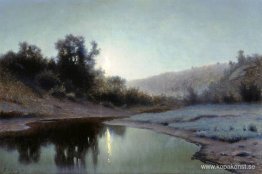 Månsken natt i skogen Månsken natt i skogen