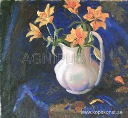 Kanna med blommor Kanna med blommor