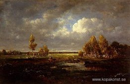 Dammen nära vägen Dammen nära vägen