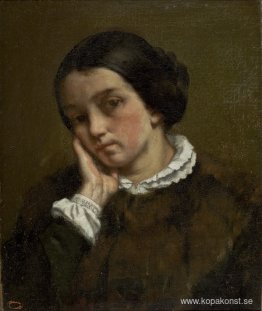 Porträtt av Zélie Courbet Porträtt av Zélie Courbet