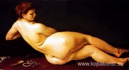 Liggande naken Liggande naken