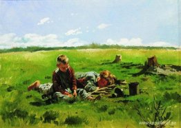 Pojkar på fältet Pojkar på fältet