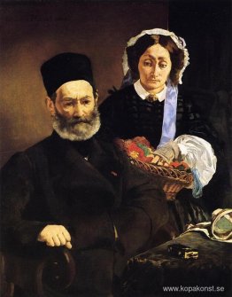 Porträtt av Monsieur och Madame Auguste Manet Porträtt av Monsieur och Madame Auguste Manet