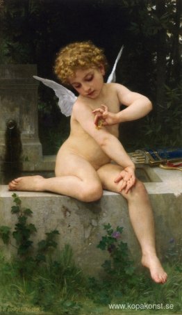 Amor med fjäril Amor med fjäril