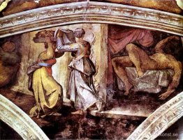 Sixtinska kapellets tak: Judith bär huvudet av Holofernes Sixtinska kapellets tak: Judith bär huvudet av Holofernes