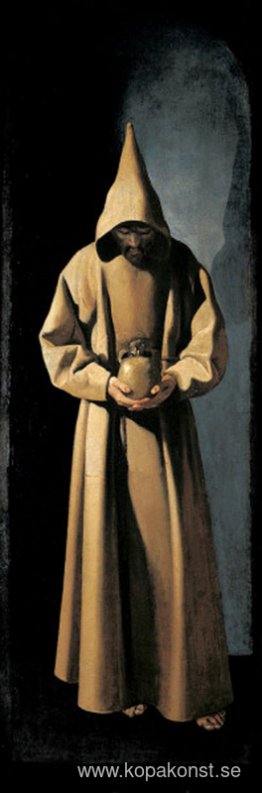 St Francis som överväger en skalle St Francis som överväger en skalle