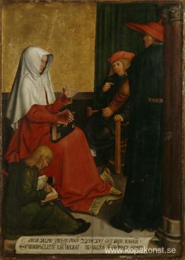 St. Maria Salome och Zebedeus med Johannes evangelisten och Jako St. Maria Salome och Zebedeus med Johannes evangelisten och Jako