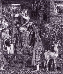 Maria Magdalena vid dörren till fariséen Simon Maria Magdalena vid dörren till fariséen Simon