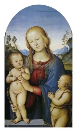 Madonna med barn och St.John Madonna med barn och St.John