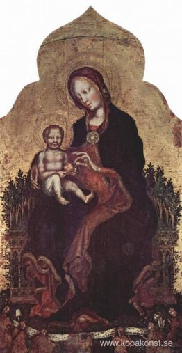 Madonna med änglar Madonna med änglar