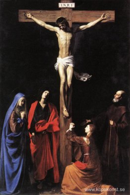 Kristus på korset med Jungfrun, Maria Magdalena, Johannes och Fr Kristus på korset med Jungfrun, Maria Magdalena, Johannes och Fr