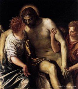 Död Kristus med stöd av två änglar Död Kristus med stöd av två änglar