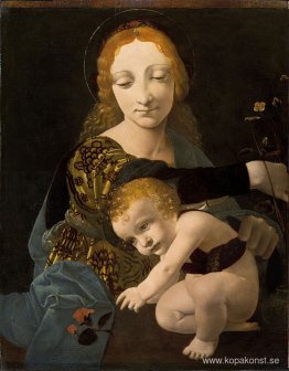 Jungfrun och barnet (The Madonna of the Rose) Jungfrun och barnet (The Madonna of the Rose)