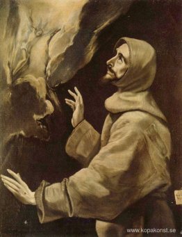 St Francis tar emot stigmata St Francis tar emot stigmata