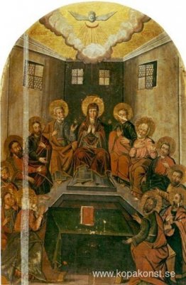 Ikon Den Helige Andes härkomst Ikon Den Helige Andes härkomst