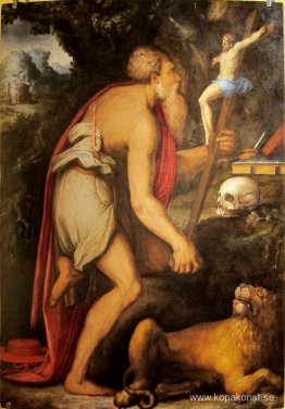St. Hieronymus i meditation St. Hieronymus i meditation