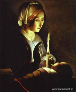 Den nyfödda, även kallad St. Anne och Jungfrun i linne Den nyfödda, även kallad St. Anne och Jungfrun i linne
