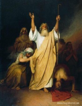 Moses bön efter att israeliterna gått genom Röda havet Moses bön efter att israeliterna gått genom Röda havet