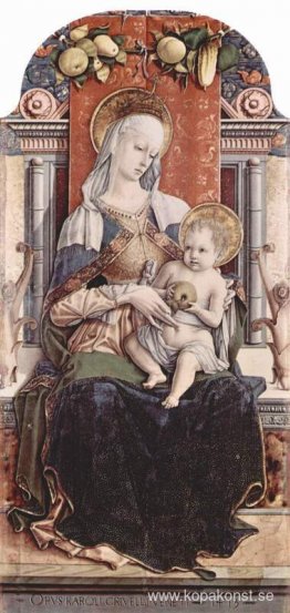 Madonna på tron Madonna på tron