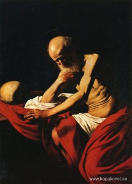 Saint Hieronymus i meditation Saint Hieronymus i meditation