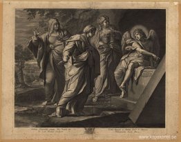 Ängel som tillkännager Kristi uppståndelse för de tre Mariana Ängel som tillkännager Kristi uppståndelse för de tre Mariana