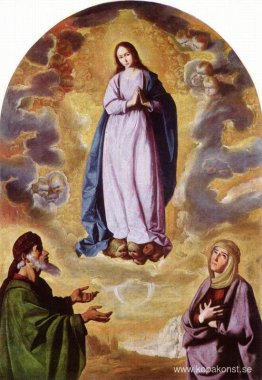 Den obefläckade avlelsen med Saint Joachim och Saint Anne Den obefläckade avlelsen med Saint Joachim och Saint Anne