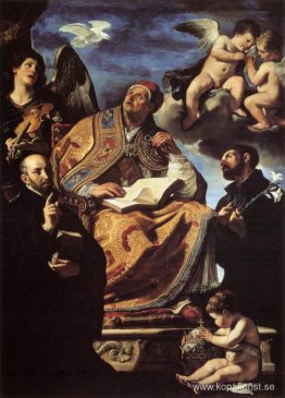 S:t Gregorius den store med Sts Ignatius och Francis Xavier S:t Gregorius den store med Sts Ignatius och Francis Xavier