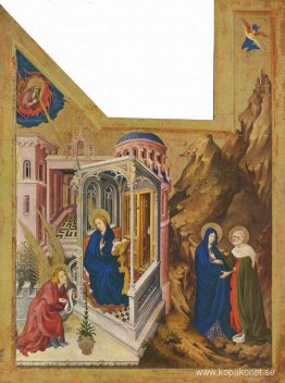 Altare av Filip den djärve, hertig av Bourgogne, vänster flygel: Altare av Filip den djärve, hertig av Bourgogne, vänster flygel: