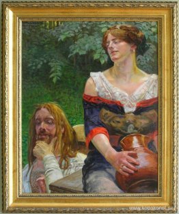 Kristus och den samaritiska kvinnan Kristus och den samaritiska kvinnan